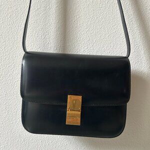 Italian Leather Box Bag
